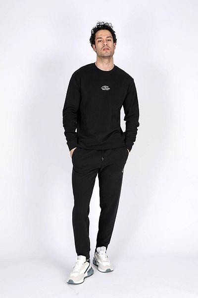 Lee Cooper Men's Kid O Neck Sweatshirt - Anthracite