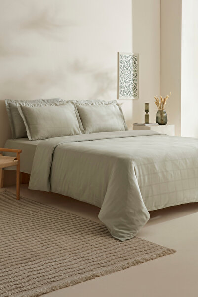 Karaca Home Комплект завивки Royale King Size, цвят Sage