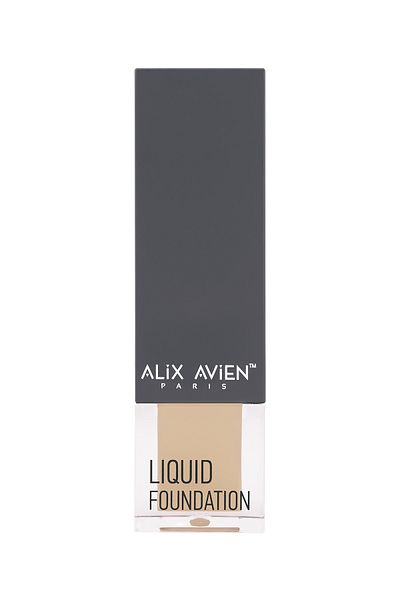 Alix Avien Liquid Foundation 304 Buff-liquid Foundation Skin Makeup-natural Bright Effect Creamy Structure-spf 35
