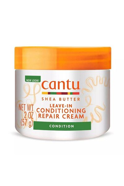 Cantu بلسم العناية والإصلاح الذي لا يترك الشعر المجعد والمموج، حجم مناسب للسفر 57 جرام