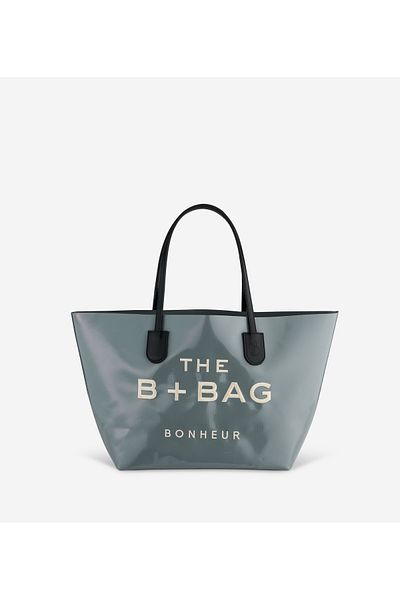 Bonheur Polypop Cool Gray Tote Bag