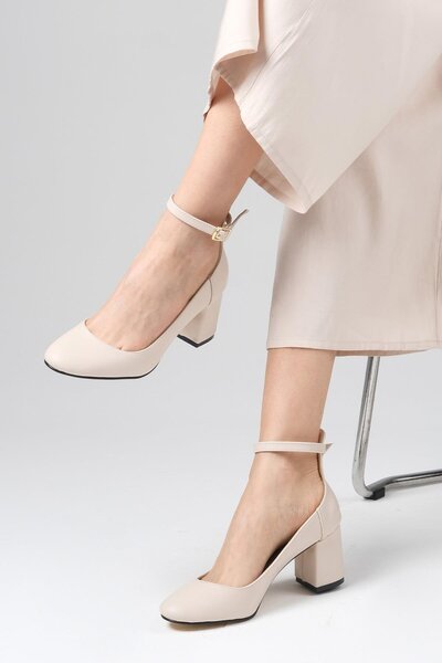 Mio Gusto Celine Nude Dámské Boty na podpatku