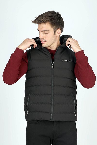Lee Cooper Мъжки елек Caspian, черен