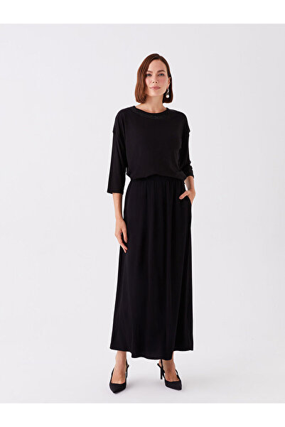 LC Waikiki Peak New Season Elastic Waist Comfortable Fit Women's Skirt