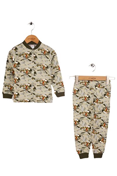 Mutlu Kids Set de pijamale pentru copii cu model excepțional - cu capse frontale
