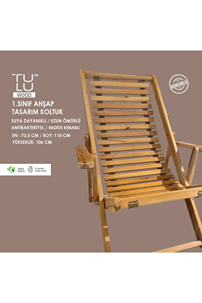Tuluwood ÖZEL TASARIM ÇOK AMAÇLI SANDALYE ŞENZLOG TARZI
