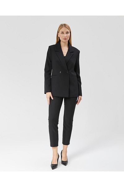 Appleline Black Vintage Women's Blazer Jacket