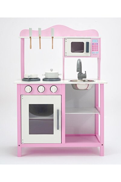 Fab N Funky مجموعة ألعاب المطبخ الوردية مع أدوات المطبخ - مجموعة ألعاب تعليمي...