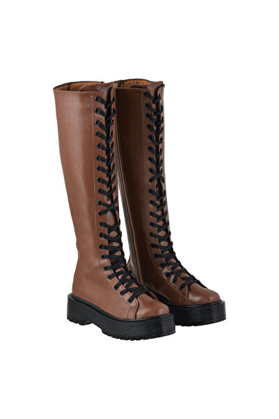 NOOSY Tan Γυναικείες Μπότες