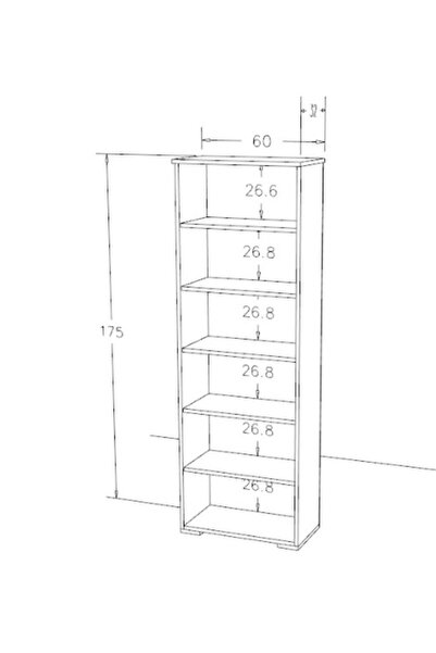 boreas design Hazar Çok Amaçlı Dolap Çift Kapaklı 6 Raflı Banyo Dolabı Mutfak Kiler Erzak Dolabı Antrasit