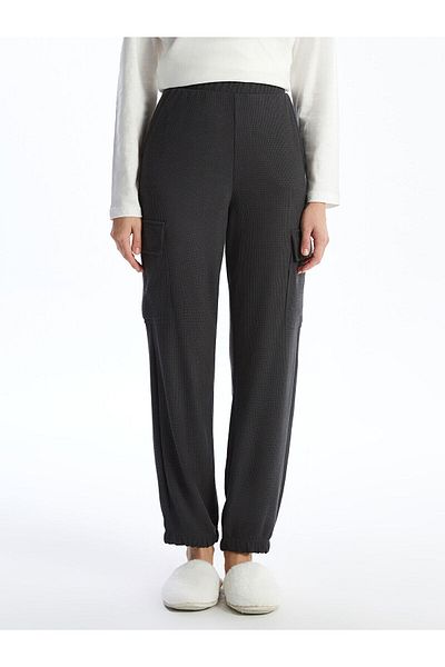LC Waikiki Lcwk Elastic Waist Jogger Women's Cargo Pajama Bottoms