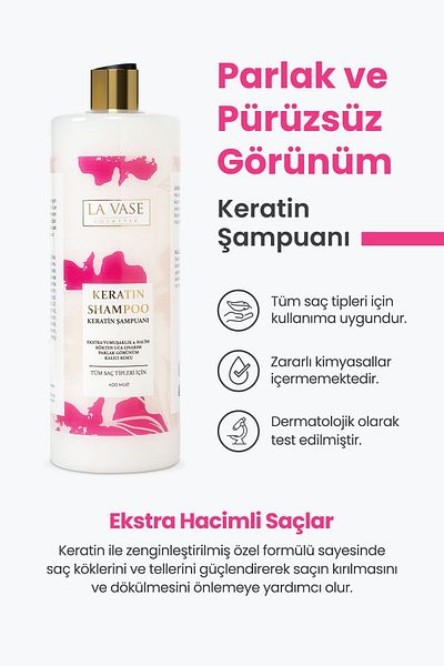 La Vase Keratin Hair Shampoo