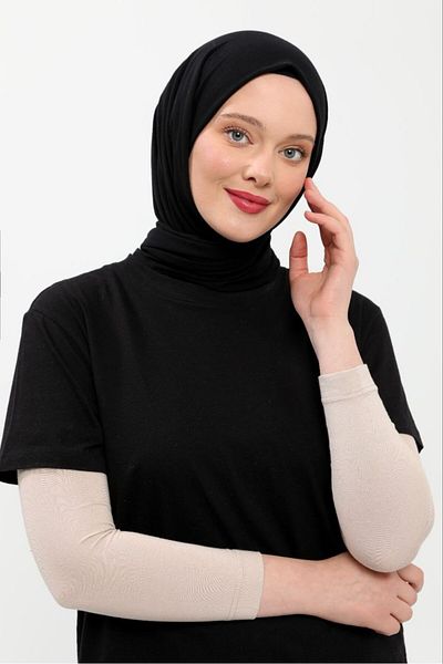 Melodi Scarf Hijab Sleeves Set of 3 Beige Prayer Sleeves Sports Sleeves