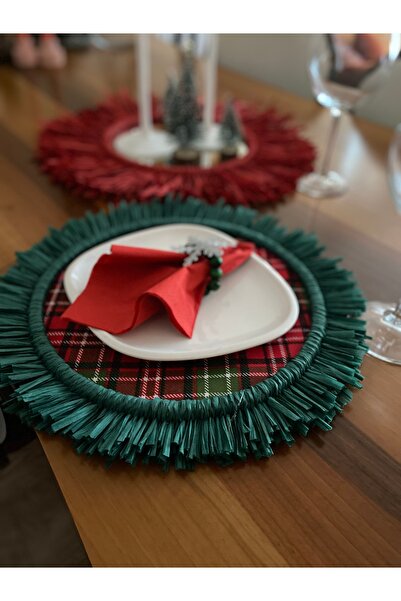 Aylak Tasarım Aylak Şeyler Yılbaşı Supla (adet) yılbaşı sofrası amerikan servis yeni yıl masası