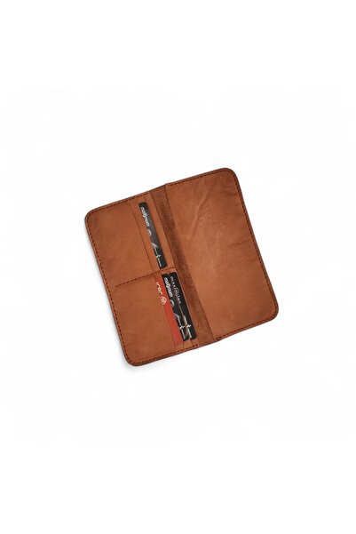 Hedea محفظة كبيرة باللون البني مع حجرة للهاتف