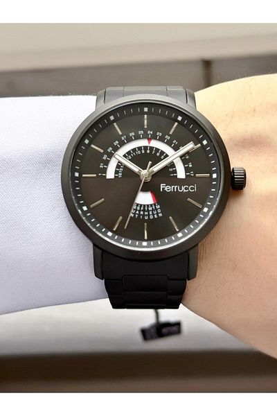 Ferrucci  Men's Metal Cord Wristwatch