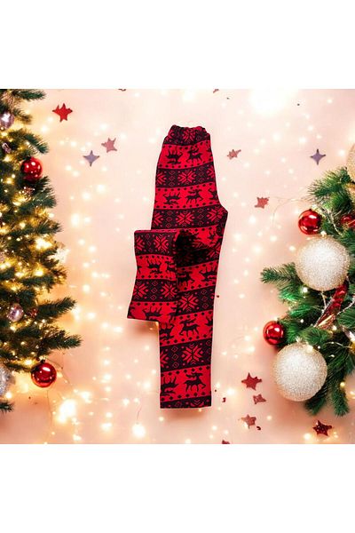 Esterella New Year and New Year Themed Raised Girl's Tights - Christmas Christmas Tights