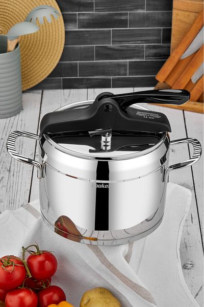 Cooker طنجرة ضغط من الفولاذ بومونتي سعة 6 لتر