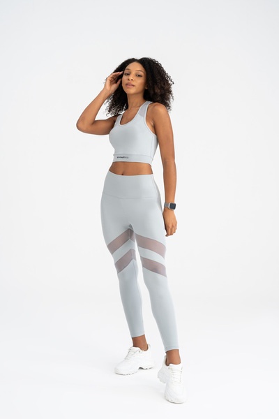 gymxprofit Ελαστικό κολάν από τούλι με λεπτομέρειες