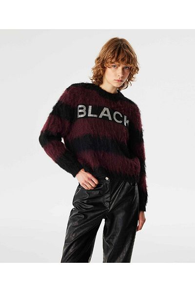 Twist Hotfix Slogan Printed Sweater