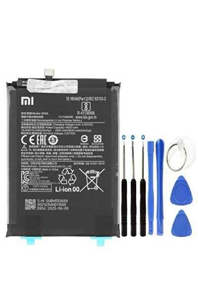 AXYA Xiaomi Redmi Note 9S Pil Batarya + Tamir Seti BN55 5020 mAh