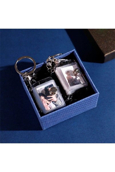 DEROL Mini Album Keychain 1 Inc Keychain Photo Album