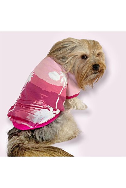 Kemique Nature Pink Oval Yaka Tişört Köpek Kıyafeti