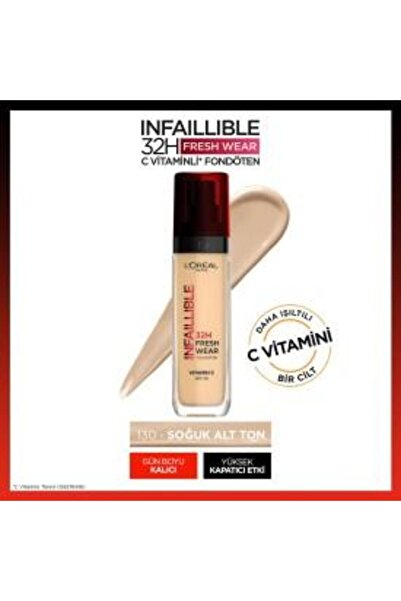 L'Oreal Paris L'Oréal Paris Infaillible 32H Fresh Wear C Vitaminli Fondöten -...