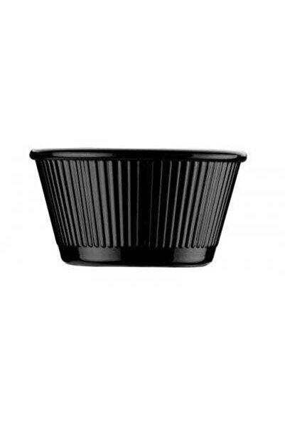 Bora Plastik Sos Kabı Polikarbon Yuvarlak Siyah No2