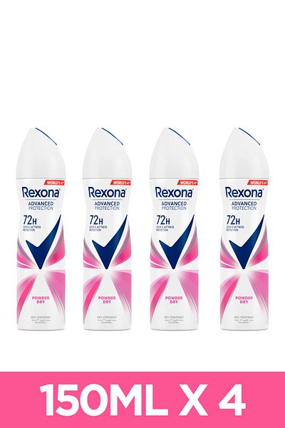 Rexona W Apa Aer Powder Dry Sc 150ml X4
