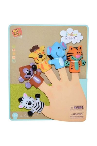 PeriYedi Finger Puppet Forest Animals Finger Puppet Set with 5 Animals Toy Finger Puppet