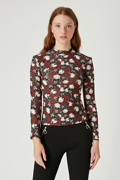 FEVER Desenli örme bluz