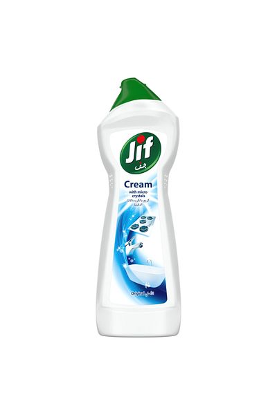 Jif Cream Cleaner, Original, eliminates grease, burnt food & limescale stains, 750ml