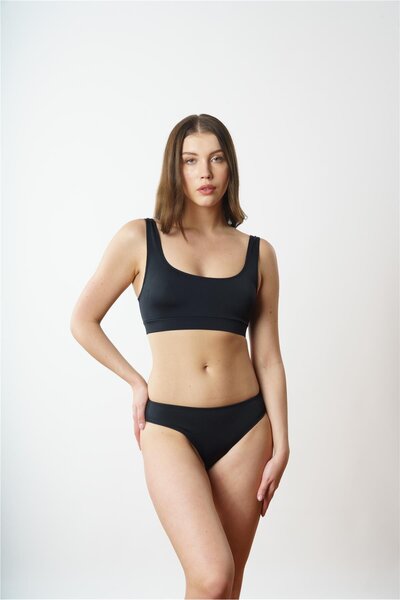 Louren Μαύρο αθλητικό μπικίνι κοστούμι