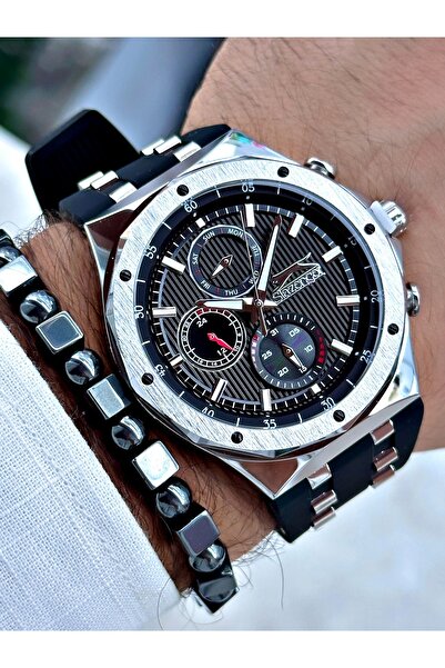 Slazenger Sl.09.2218.2.03 Men's Silicone Wrist Watch