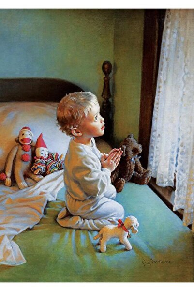 Tıfıl Toys الصلاة الأبرياء - لغز طاولة مكون من 500 قطعة