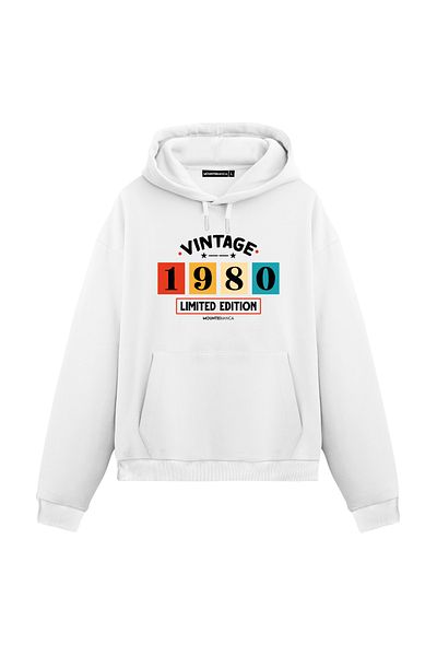 Mounte Bianca Unisex Vintage 1980 - Κανονική κουκούλα