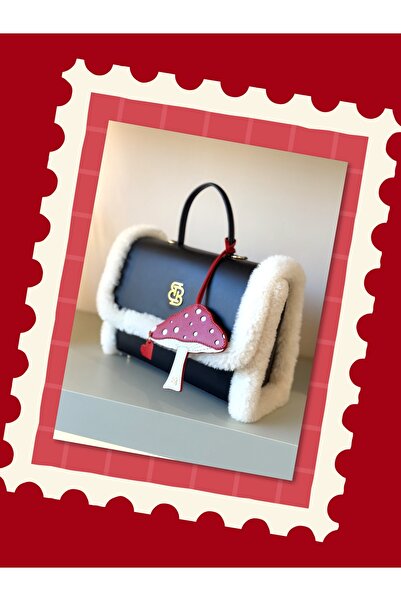 Bloomsbury İstanbul Mushroom Deri Çanta Aksesuarı - BAG CHARM