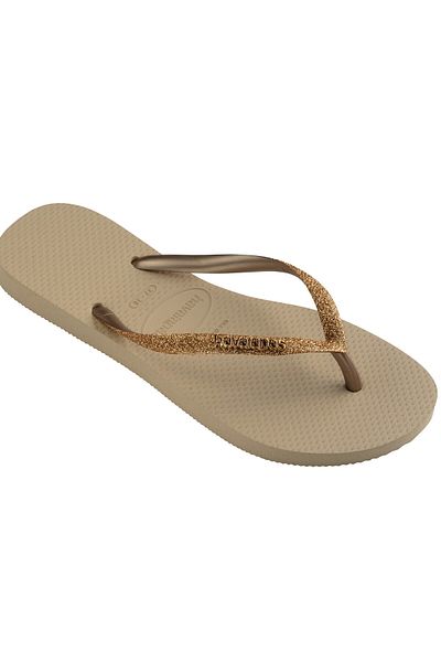 Havaianas Slim Glitter 2 Gold Women's Slippers