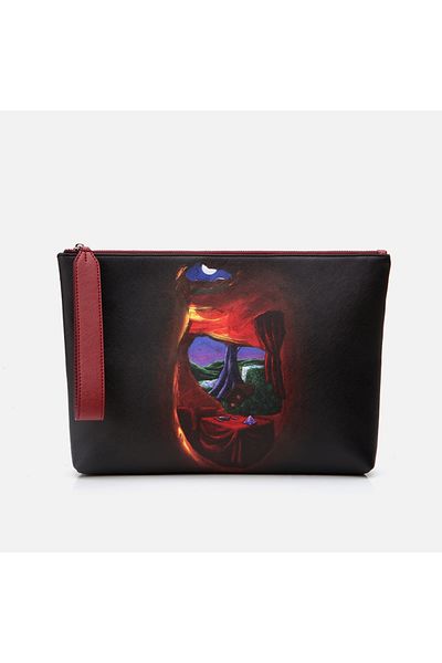 Hotiç Portofoliu pentru femei Claret Red - Model Hotiç X Çagev