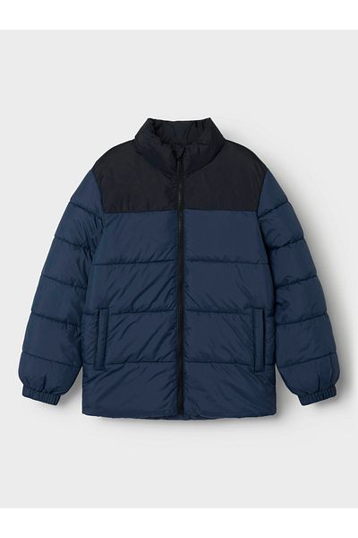 name ıt Name It Kids Nkmdublin Puffer Jacket Bf Παιδικό Παλτό Navy Blue 13228720-04