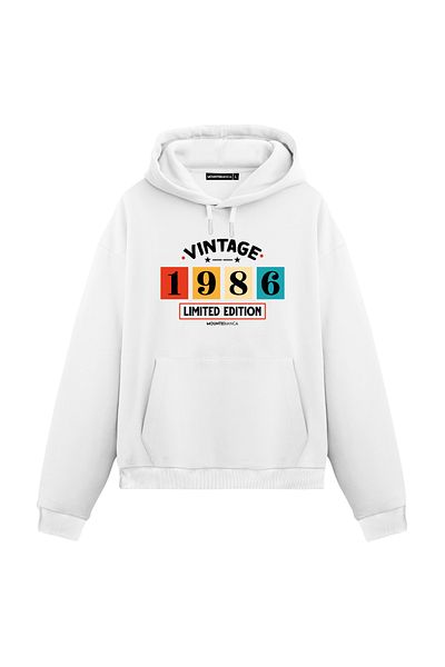Mounte Bianca Unisex Vintage 1986 - Κανονική κουκούλα