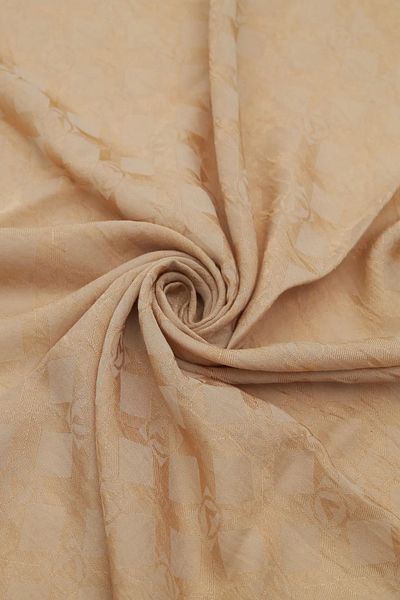 Valentino Orlandi Μπεζ σάλι Alia Jacquard-3