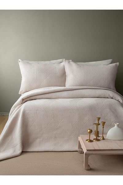 Apricitas HOME Σετ Κρεβατιού Διπλό Savoy Beige - Σετ Κρεβατιού