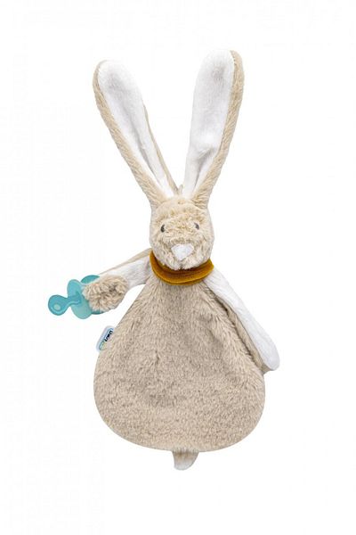 Babyjem BabyJem Bunny Baby Attachment Toy with Pacifier Clip (Color: Brown)