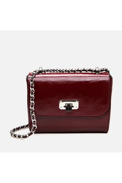 Hotiç Geantă mini (încrucișată) pentru femei Claret Red