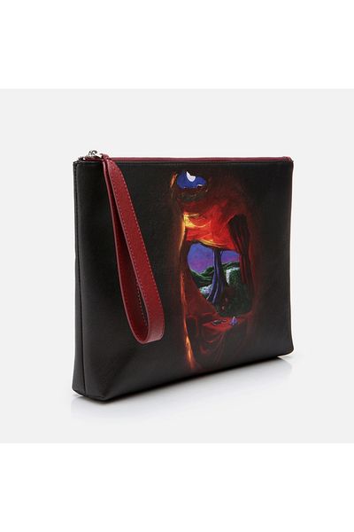 Hotiç Portofoliu pentru femei Claret Red - Model Hotiç X Çagev