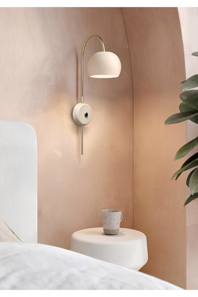 HOMİNG Nordic Modern Cream Wall Sconce - Homing