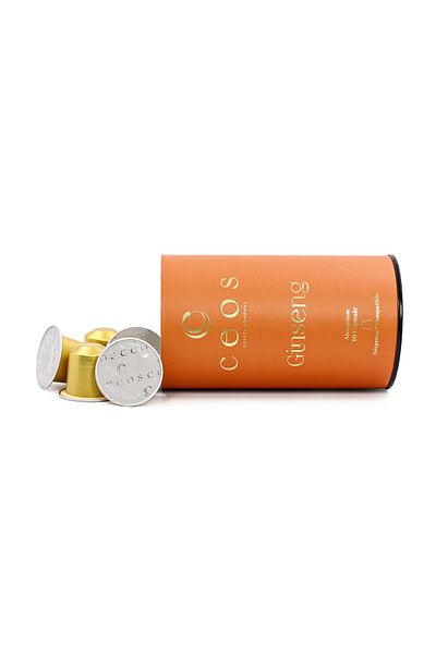 Ceos Coffee Ginseng Coffee 40 Pieces Nespresso Compatible Aluminum Capsule Coffee