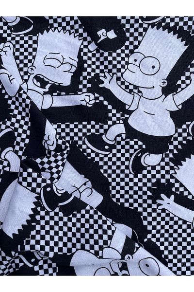 iki iplik Simpson Printed 3 Thread Unsharpened Combed Cotton Fabric |   80% Βαμβάκι 20% Πολυ |   Μήκος μπάλας 165 cm